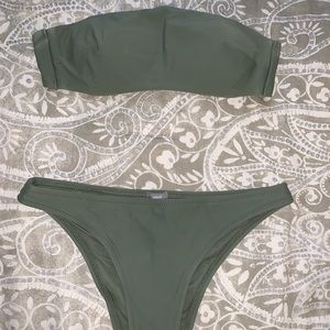 Aerie bandeau bikini set